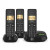 Belaidis telefonas Gigaset PURE 100 AM Trio – DECT, ilgas baterijos veikimo laikas, trijų rageliai