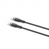 FIXED FIXDB-CC2-BK austas USB-C/USB-C laidas, 2 m, 100 W