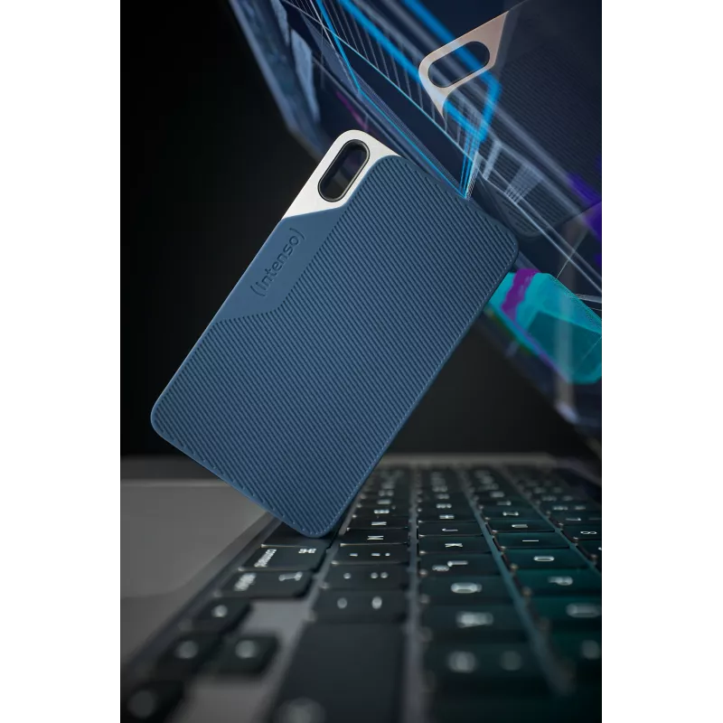 Išorinis SSD diskas Intenso 250GB USB Type-C 3.2 Gen 1 Mėlyna Pilka