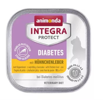 Šlapias kačių ėdalas Animonda INTEGRA PROTECT Diabetes paukštiena 100 g padėklas, be cukraus, be glitimo