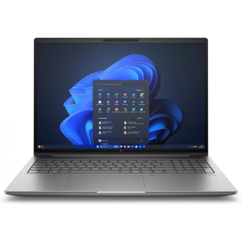 HP ZBook Power G11 A nešiojama darbo stotis – AMD Ryzen 7 8845HS – Win 11 Pro – RTX 2000 Ada – 32 GB RAM – 1 TB SSD NVMe, TLC – 40,6 cm (16 inch) IPS 2560 x 1600 (WQXGA) – „Wi-Fi 6E“, „Bluetooth“ – klaviatūra: vokiška – su HP Wolf Pro Security