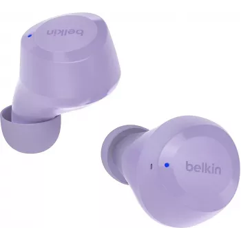 Belaidės ausinės Belkin SoundForm Bolt levandų spalvos