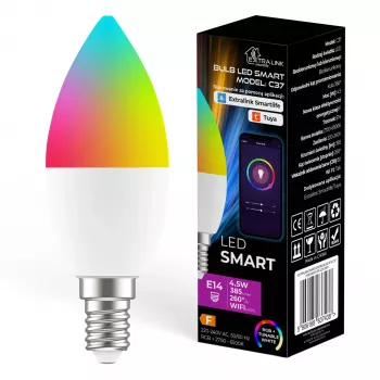 Extralink Smartlife LED lemputė, E14 C37 2700-6500K WiFi 220-240V
