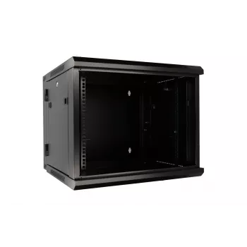 Extralink Rackmontavimo spinta 6U 600x600 AZH Juoda sieninė, varstoma