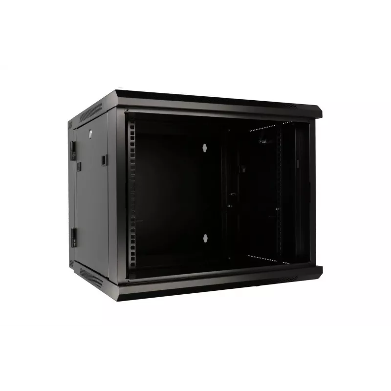 Extralink Rackmontavimo spinta 6U 600x600 AZH Juoda sieninė, varstoma