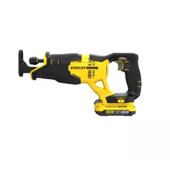 Pjūklas stūmoklinis STANLEY 20V Max su 2 x 2,0 Ah baterijomis ir dėklu