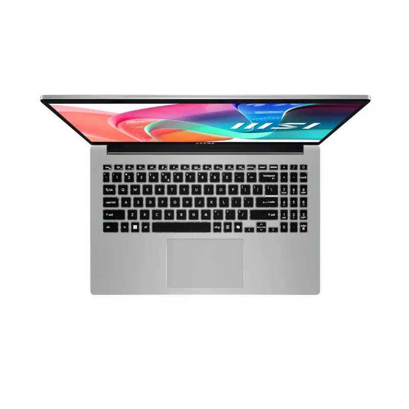 MSI Modern 15 F13MG-088PL nešiojamas kompiuteris Intel® Core™ i7-1355U 15,6 colio Full HD 16 GB RAM 512 GB SSD Wi-Fi 6E Windows 11 Pro sidabrinis