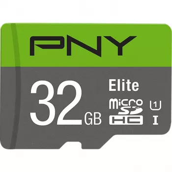 MicroSDHC kortelė PNY Elite 32GB Class 10 UHS-I P-SDU32GU185GW-GE