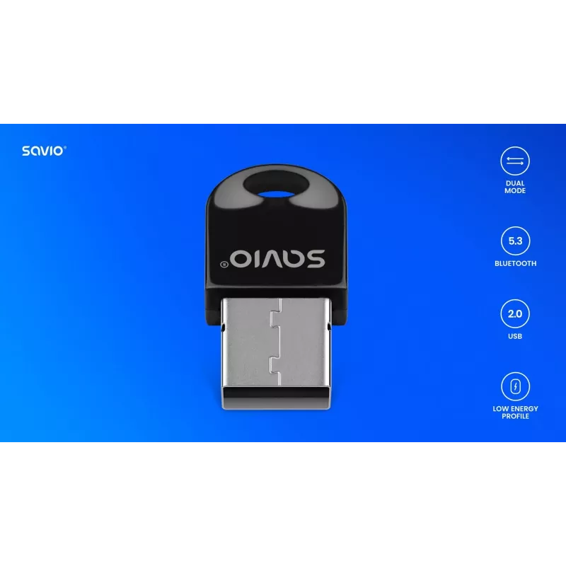 SAVIO BT-050 Bluetooth 5.0 USB adapteris