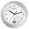 Bresser Optics MYTIME BATH RC laikrodis apvalus sidabrinis baltas