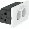 Kištukinis lizdas SDE-RW D0RT2B Module 45 2-jų krypčių 84x140x59mm (6119429)