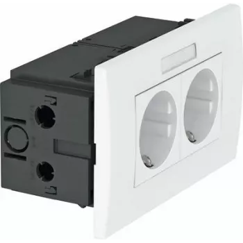 Kištukinis lizdas SDE-RW D0RT2B Module 45 2-jų krypčių 84x140x59mm (6119429)