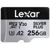 Atminties kortelė microSD 256GB C10 A2 U3 V30 205/150MB/s Silver Plus