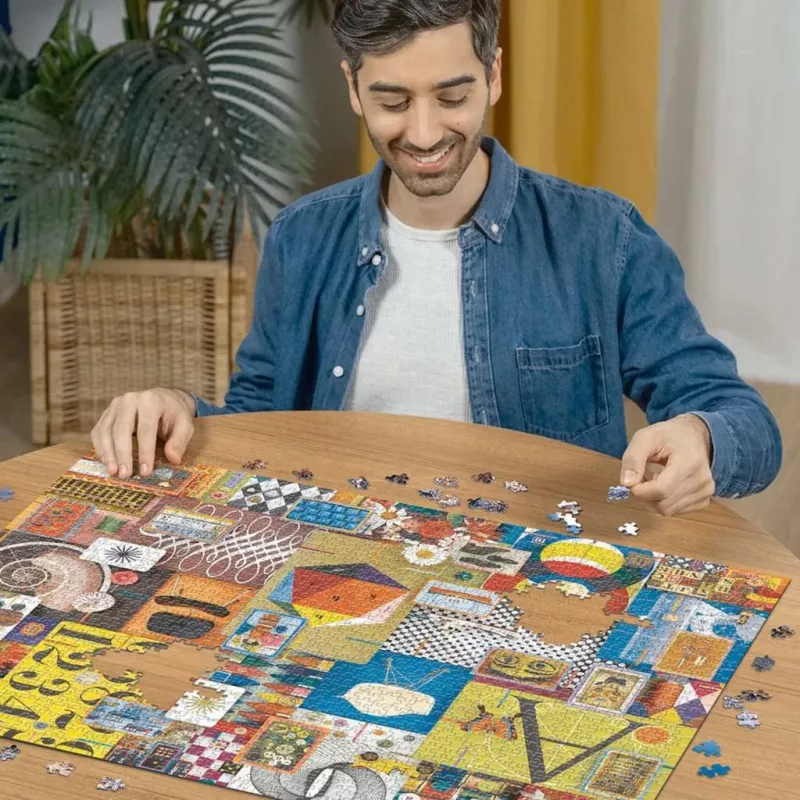 Dėlionė Eames Collectors Edition – Namų kortos (1500 dalių)
