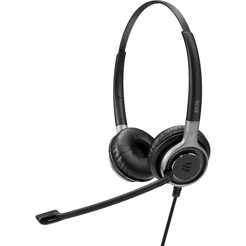 EPOS IMPACT SC 660 USB ML Ausinės su mikrofonu, laidinės, USB-A, juodos ir sidabrinės spalvos