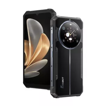 Išmanusis telefonas FOSSiBOT F109 juodas – kompaktiškas telefonas, spalva: juoda