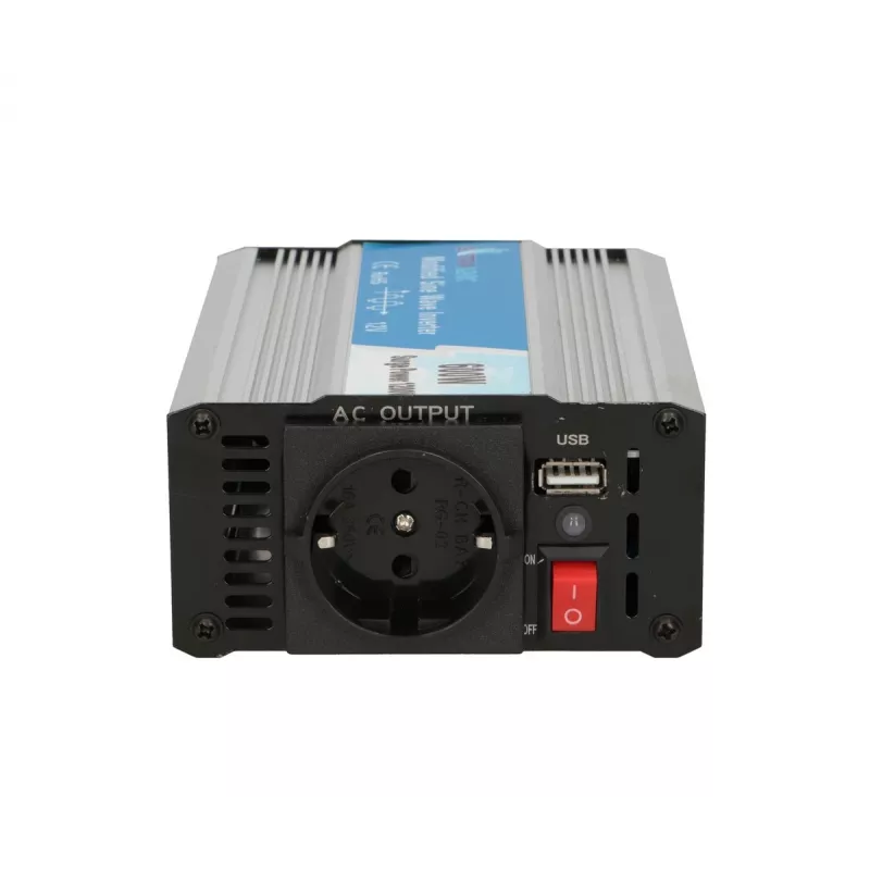 Extralink OPIM-600W įtampos keitiklis, automobilinis 12V, 600W modifikuotas sinusas