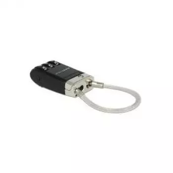 USB Lock kabelinė spyna juoda Navilock 20647