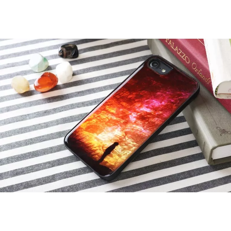Apsauginis dėklas iKins Apple iPhone 8/7 — žvaigždėtos nakties juodas