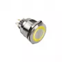 Vandalizmui atsparus mygtukas DimasTech PD197 25 mm Silverline žiedas