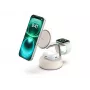 Belaidis USB įkroviklis Belkin Qi2 WIZ040KQSD — 25 W, USB maitinimas, 1,5 m laidas, baltas, skirtas išmaniajam telefonui, išmaniajam laikrodžiui, ausinėms, fitneso apyrankei