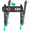 TV sieninis laikiklis ONKRON TM5-B 32–70 colių, pakreipiamas, 60 kg, VESA 75x75–400x400, juodas