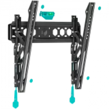 TV sieninis laikiklis ONKRON TM5-B 32–70 colių, pakreipiamas, 60 kg, VESA 75x75–400x400, juodas
