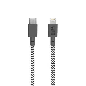 Laidinio ryšio kabelis native union NCABLE-KV-CL-ZEB 3 m Lightning į USB-A Juoda Balta 140 g