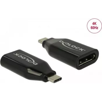 DeLOCK adapteris USB Type-C (vyriškas) į DisplayPort (moteriškas) 4K 60 Hz