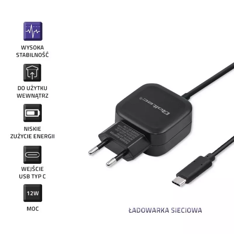 Qoltec 50190 Įkroviklis mobiliesiems įrenginiams, telefonams, planšetėms, 3.4A