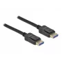 Delock DisplayPort kabelis – DisplayPort (M) į DisplayPort (M) – DisplayPort 2.0 – 2,0 m – palaiko 10K 60 Hz (10 240 x 4320) – juoda (80262)