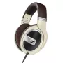Ausinės Sennheiser HD 599 — laidinės, atviros, 50 Ω, 12–38500 Hz, 1,2 m kabelis, dramblio kaulo spalva