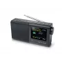 Nešiojamas radijas muse M-117 DB – DAB/DAB+/FM, 3W RMS, 2,8 colio TFT, išorinė antena, 3,5 mm lizdas, 0,3 kg, juoda