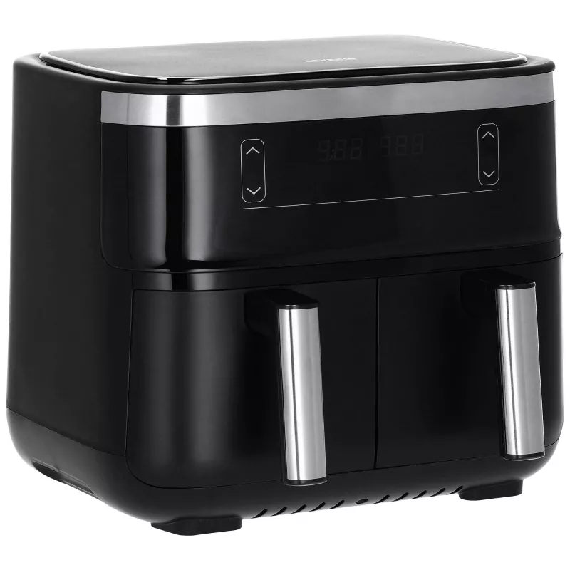 Kepimo skrudintuvas (oro gruzdintuvė) Severin FR 2453 Double 3,25 L 2850 W juoda sidabrinė