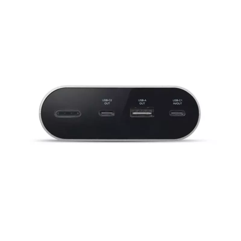 Nešiojamas įkroviklis Dell APB080GL 25000 mAh, 1×USB-A + 2×USB-C, 2 A išėjimas, pilka, 0,522 kg
