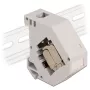 Delock modulinis adapteris – tvirtinimui ant DIN bėgio – CAT 6a – STP – pilkas – 1 jungtis (86014)
