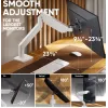 Monitorio laikiklis ONKRON G110-BG 1 ekranui 15 kg, iki 106,7 cm (42 col.), VESA 75x75–100x100, spaustuvas/varžtas, juodas/pilka