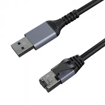 Internetinis kabelis CAT6 UTP, USB 3.0 Type-A – RJ45, 15 m