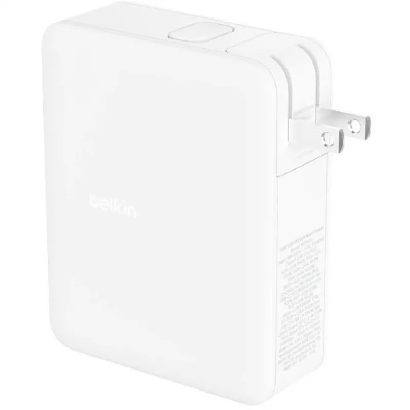Sieninis įkroviklis 140 W 4 prievadai (3×C 1×A) JK, ES, JAV kištukai baltas