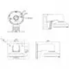 Hikvision Digital Technology DS-1272ZJ-110 laikiklis apsaugos kamerai