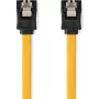 Nedis SATA kabelis | 6 Gbps | SATA 7 kontaktų lizdas | SATA 7 kontaktų lizdas – nikeliuotas | 1,00 m | Plokščias | PVC | Geltona | Dėžutė