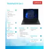 Nešiojamas kompiuteris Lenovo ThinkPad E16 G3 22AY001SPB – Intel Ultra 7, 16,0 colio WUXGA, 16 GB RAM, 512 GB SSD, Windows 11 Pro, juodas, 1 metų garantija