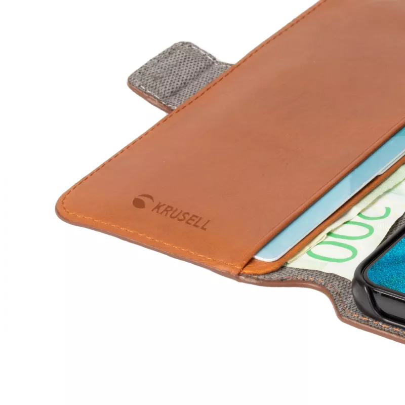 Krusell Folio dėklas Samsung Galaxy S22+ 16,8 cm Ruda