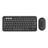 Logitech Pebble 2 Combo for Mac belaidė klaviatūra ir pelė QWERTZ vokiškas išdėstymas grafitas