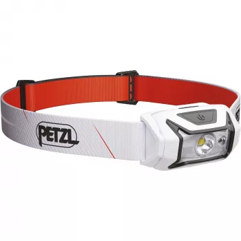 Priekinė lemputė Petzl TIKKA CORE 450 lm balta – Įkraunamas priekinis žibintas, kompaktiškas apšvietimas be rankų