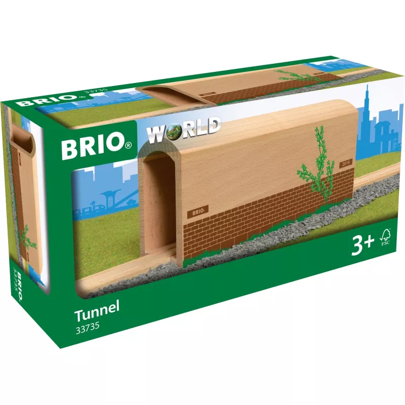 Tunelinis priedas geležinkelio modeliams Ravensburger BRIO – 1 vnt., tinka nuo 0,3 metų