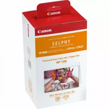 Canon 8568B001 RP-108 spalvota rašalo kasetė + 100x148 mm popieriaus rinkinys 108 lapų