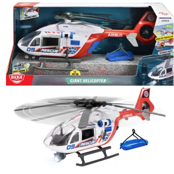 Sraigtasparnis Dickie Giant Helicopter 1:24, liejimo modelis, tinkamas žaidimų rinkiniams