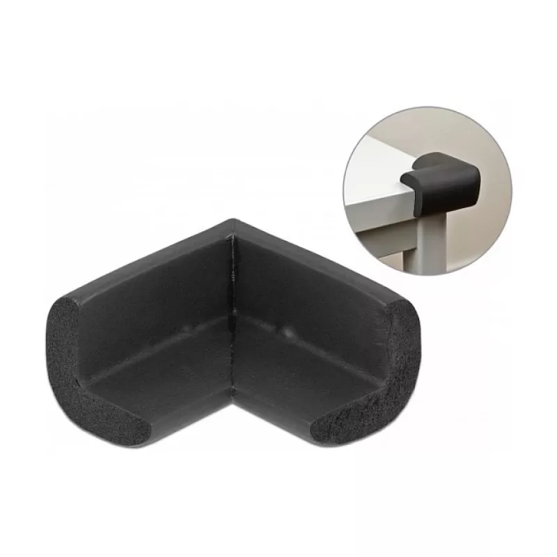 Apsauginis putplasčio kampas DeLOCK 18396 56x56x33mm juodas