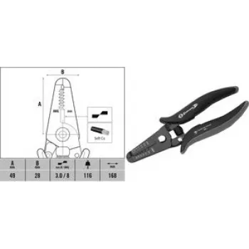 Nuimtuvas laidams c.k tools T3895 ESD, 0,8–2,6 mm